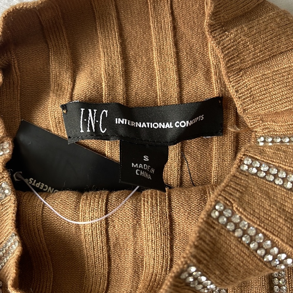 INC International Concepts Long Sleeve Knit Top BNWT - Picture 3 of 4